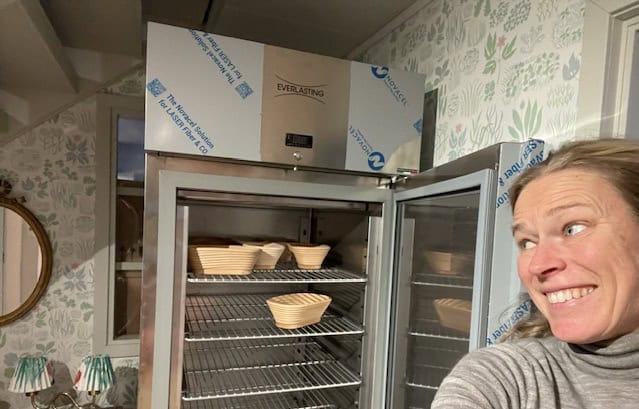 Nytt kylskåp på fel ställe