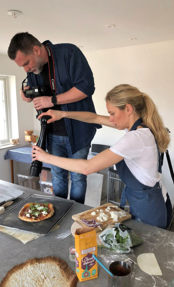 Fotografering för bok om fullkorn